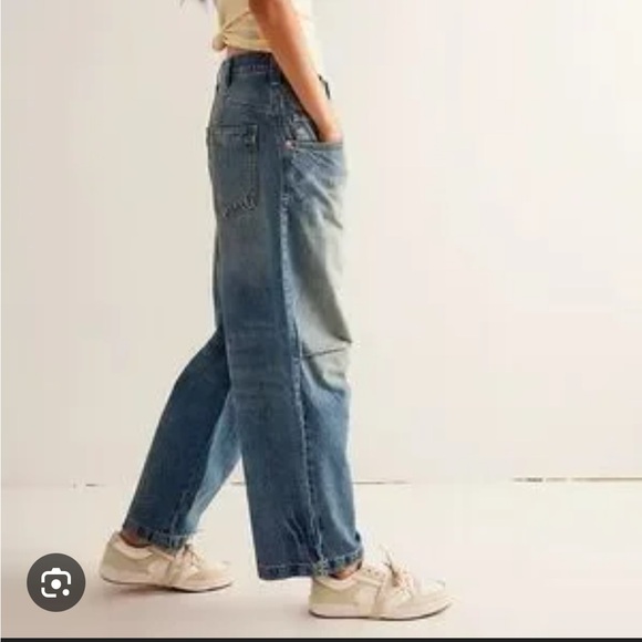 Free People We The Free Twin Flame Cropped Wide-Leg Jeans - Picture 2 of 11